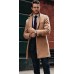 Khaki Long Trench Coat For Men Classic Jacket Overcoat HF 1503-01-02 Khaki Long Trench Coat For Men Classic Jacket Overcoat HF 1503-01-02