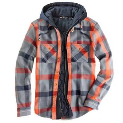 European and American jacket casual hooded shirt HF0406-03-01 European and American jacket casual hooded shirt HF0406-03-01