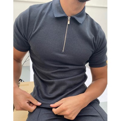 Men's polo short sleeve shirt HE1403-03-03 Men's polo short sleeve shirt HE1403-03-03