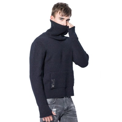 High Street Turtleneck Thick Warm Knitted Sweaters Fall Winter Men’s Fashion Solid Color Pullovers High Street Turtleneck Thick Warm Knitted Sweaters Fall Winter Men’s Fashion Solid Color Pullovers