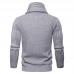 Men’s Casual Knit Flexible Breathable Thickened Buttons Solid Color Winter Long Sleeve Sweaters Men’s Casual Knit Flexible Breathable Thickened Buttons Solid Color Winter Long Sleeve Sweaters