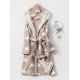 Mens Thick Star Print Home Sashes Plush Warm Hooded Sleepwear Robes With Pocket Mens Thick Star Print Home Sashes Plush Warm Hooded Sleepwear Robes With Pocket