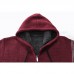 Mens Thick Velvet Casual Thermal Knitting Cardigans Hooded Color Matching Sweaters Mens Thick Velvet Casual Thermal Knitting Cardigans Hooded Color Matching Sweaters