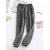 Mens Thick Solid Color Drawstring Plush Comfy Casual Sleepwear Jogger Pants Mens Thick Solid Color Drawstring Plush Comfy Casual Sleepwear Jogger Pants
