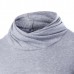Mens Casual Turtleneck Knitted Sweater Solid Color Slim Fit Pullover Sweater Mens Casual Turtleneck Knitted Sweater Solid Color Slim Fit Pullover Sweater