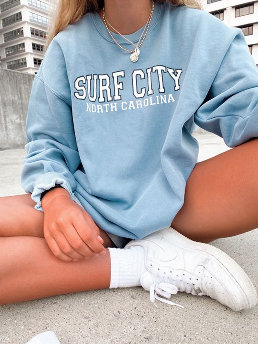 Women's sweatshirt autumn Harajuku casual HF0112-02-02