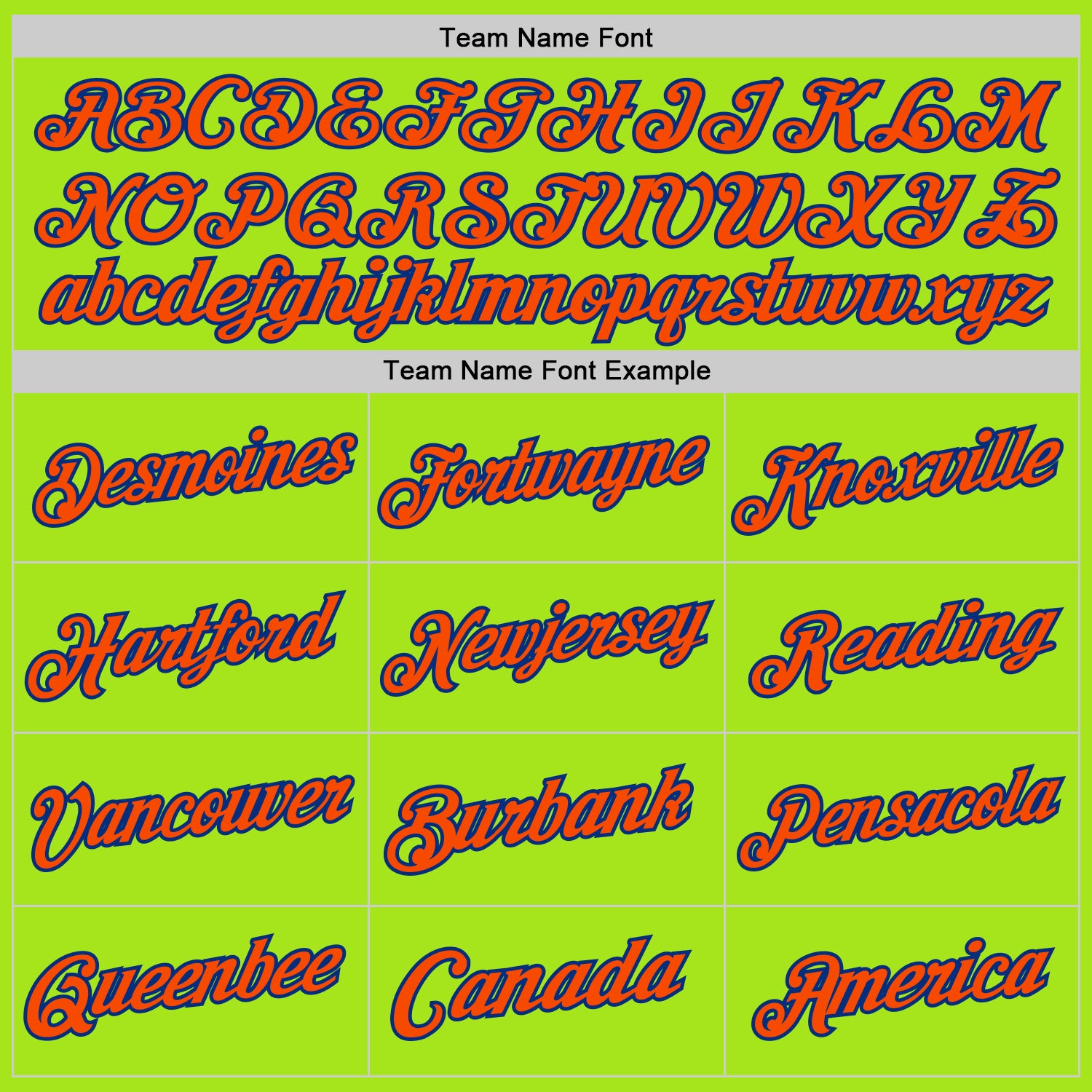 Custom Neon Green Orange-Royal Authentic Throwback Basketball Jersey