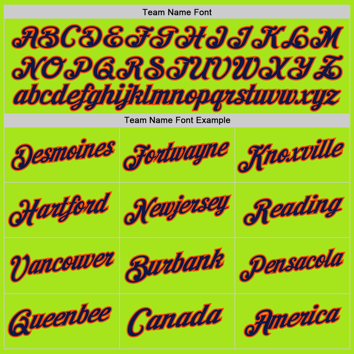 Custom Neon Green Navy-Orange Authentic Throwback Basketball Jersey